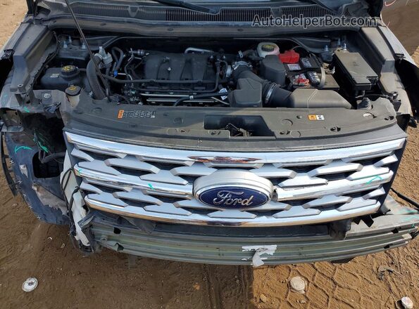 1FM5K8F80JGA27375 2018 FORD EXPLORER Серый Вид подкапотного пространства