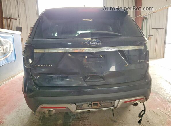 1FM5K8F81HGD01158 2017 FORD EXPLORER Black Հետևի տեսք