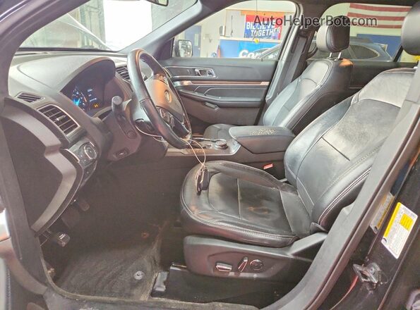 1FM5K8F81HGD01158 2017 FORD EXPLORER Black Սալոնի դիմացի տեսք