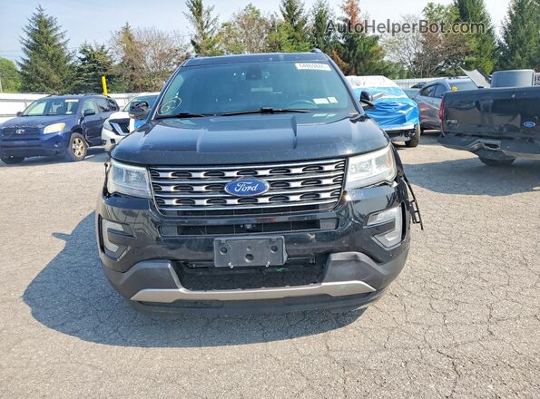 1FM5K8F81HGD01158 2017 FORD EXPLORER Black Դիմացի տեսք
