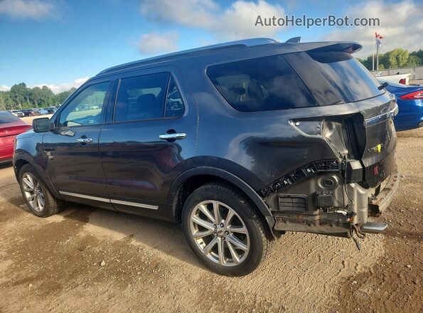1FM5K8F81HGD45578 2017 FORD EXPLORER Gray Հետևի ձախ