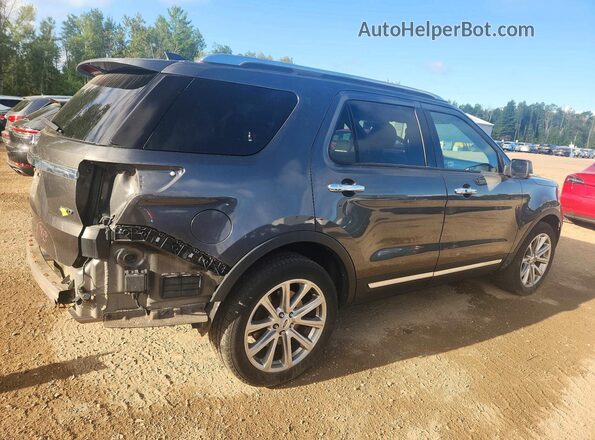 1FM5K8F81HGD45578 2017 FORD EXPLORER Gray Հետևի աջ