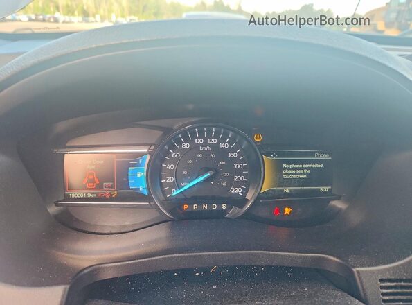 1FM5K8F81HGD45578 2017 FORD EXPLORER Gray Սարքավորումների վահանակի տեսք