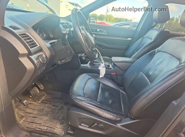 1FM5K8F81HGD45578 2017 FORD EXPLORER Gray Սալոնի դիմացի տեսք