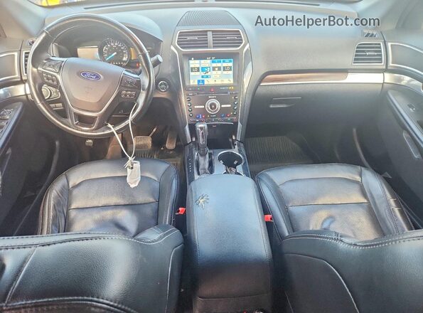 1FM5K8F81HGD45578 2017 FORD EXPLORER Gray Առջևի վահանակի տեսք