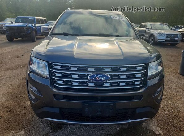 1FM5K8F81HGD45578 2017 FORD EXPLORER Gray Դիմացի տեսք