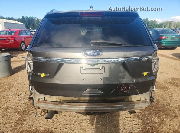 1FM5K8F81HGD45578 2017 FORD EXPLORER Gray Հետևի տեսք