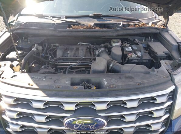 1FM5K8F82GGA10702 2016 FORD EXPLORER Blue Vista trasera
