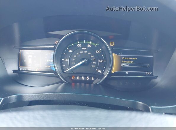 1FM5K8F82GGA10702 2016 FORD EXPLORER Blue Vista de los asientos traseros