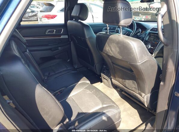 1FM5K8F82GGA10702 2016 FORD EXPLORER Blue Vista de la etiqueta del VIN