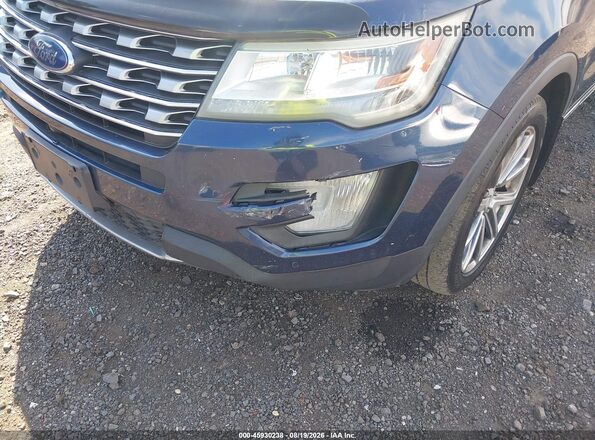 1FM5K8F82GGA10702 2016 FORD EXPLORER Blue Vista frontal
