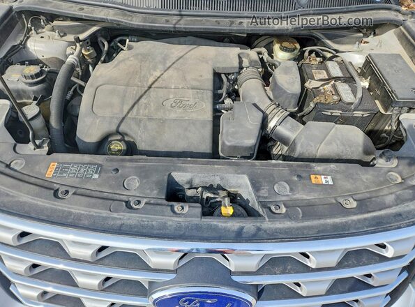 1FM5K8F82GGA18573 2016 FORD EXPLORER Silver Շարժիչի բաժամունքի տեսք
