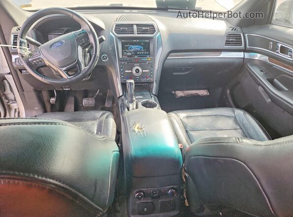 1FM5K8F82GGA18573 2016 FORD EXPLORER Silver Առջևի վահանակի տեսք