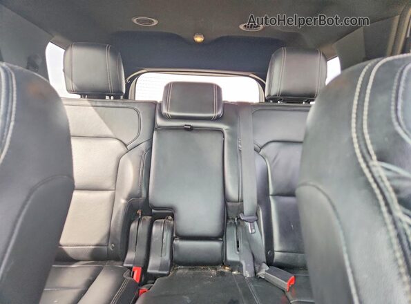 1FM5K8F82GGA18573 2016 FORD EXPLORER Silver Հետևի նստատեղերի տեսք