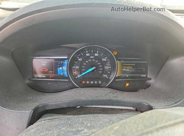 1FM5K8F82GGA18573 2016 FORD EXPLORER Silver Սարքավորումների վահանակի տեսք