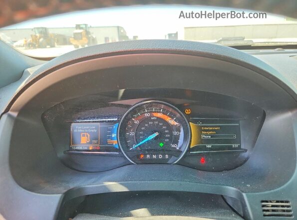 1FM5K8F82GGA42288 2016 FORD EXPLORER Brown Instrument cluster view