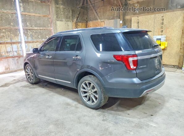 1FM5K8F82GGA46034 2016 FORD EXPLORER Gray Tył lewy