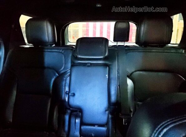 1FM5K8F82GGA46034 2016 FORD EXPLORER Gray Widok tylnych siedzeń