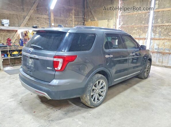 1FM5K8F82GGA46034 2016 FORD EXPLORER Gray Tył prawy