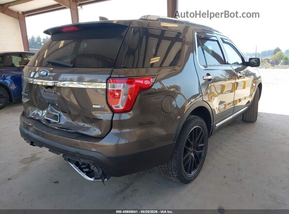 1FM5K8F82GGA73167 2016 FORD EXPLORER Brown Հետևի աջ