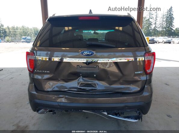 1FM5K8F82GGA73167 2016 FORD EXPLORER Brown Դիմացի տեսք