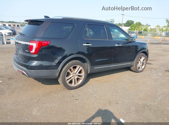 1FM5K8F82GGC00712 2016 FORD EXPLORER Black Tył prawy