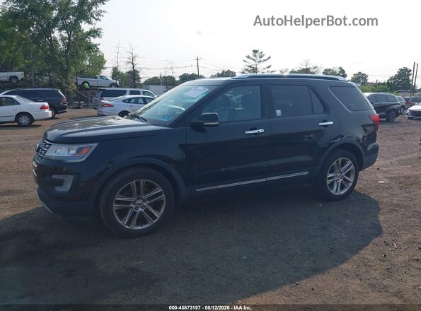 1FM5K8F82GGC00712 2016 FORD EXPLORER Black Widok wnętrza 360 stopni
