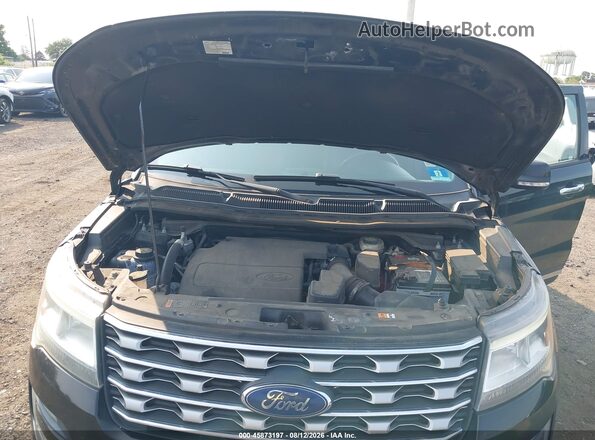 1FM5K8F82GGC00712 2016 FORD EXPLORER Black Widok z tyłu