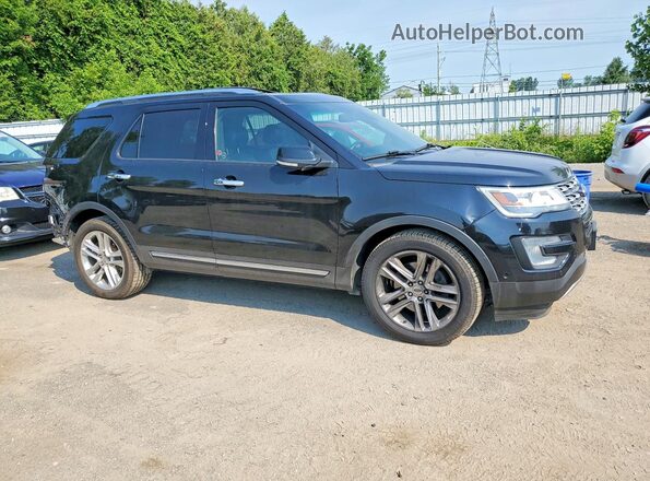 1FM5K8F82HGA00222 2017 FORD EXPLORER Black Առջևի աջ