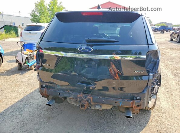 1FM5K8F82HGA00222 2017 FORD EXPLORER Black Հետևի տեսք