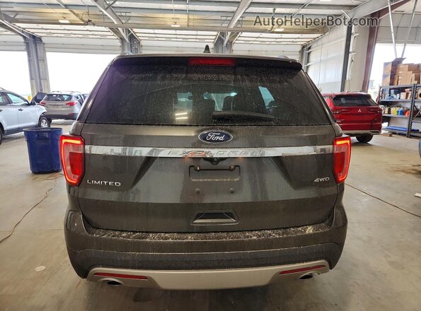 1FM5K8F82HGC27152 2017 FORD EXPLORER Gray Հետևի տեսք
