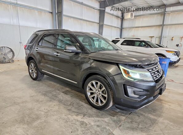 1FM5K8F82HGC27152 2017 FORD EXPLORER Gray Առջևի աջ
