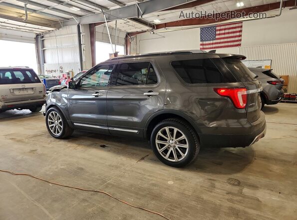 1FM5K8F82HGC27152 2017 FORD EXPLORER Gray Հետևի ձախ