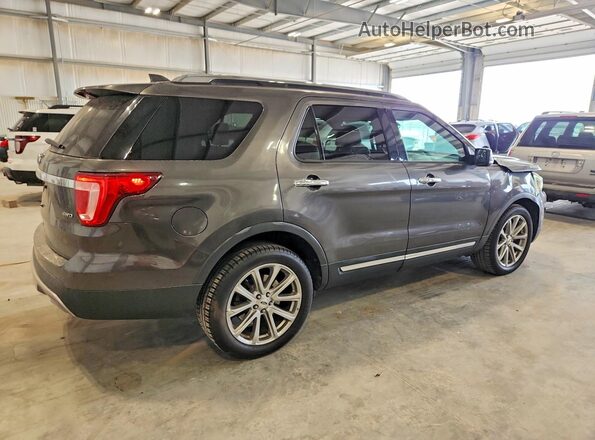 1FM5K8F82HGC27152 2017 FORD EXPLORER Gray Հետևի աջ