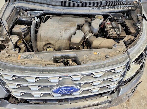1FM5K8F82HGC27152 2017 FORD EXPLORER Gray Շարժիչի բաժամունքի տեսք