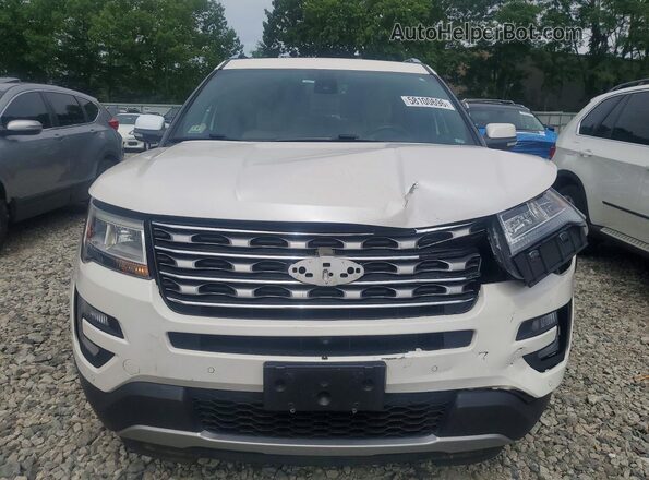 1FM5K8F82HGC98013 2017 FORD EXPLORER White წინა ხედი