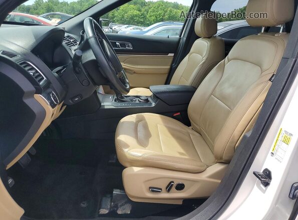 1FM5K8F82HGC98013 2017 FORD EXPLORER White წინა სალონის ხედი