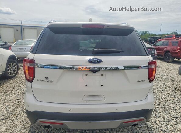 1FM5K8F82HGC98013 2017 FORD EXPLORER White უკანა ხედი