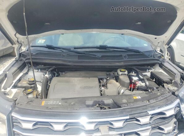 1FM5K8F82HGC98013 2017 FORD EXPLORER White ძრავის განყოფილების ხედი