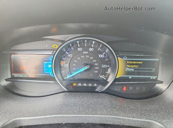 1FM5K8F82KGA45331 2019 FORD EXPLORER Black Սարքավորումների վահանակի տեսք