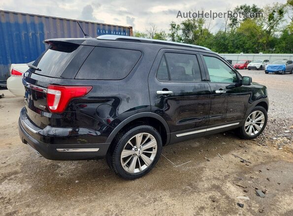 1FM5K8F82KGA45331 2019 FORD EXPLORER Black Հետևի աջ