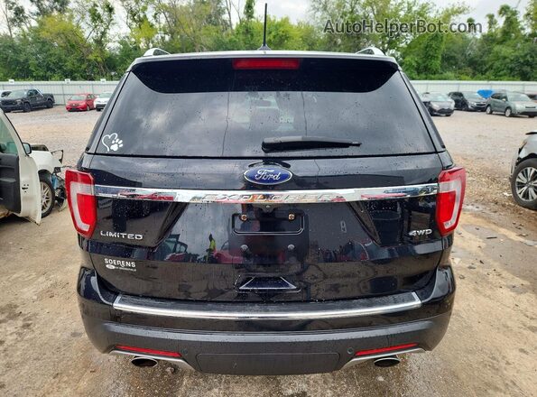 1FM5K8F82KGA45331 2019 FORD EXPLORER Black Հետևի տեսք
