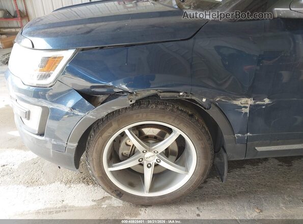 1FM5K8F83GGC48400 2016 FORD EXPLORER Blue Widok z przodu