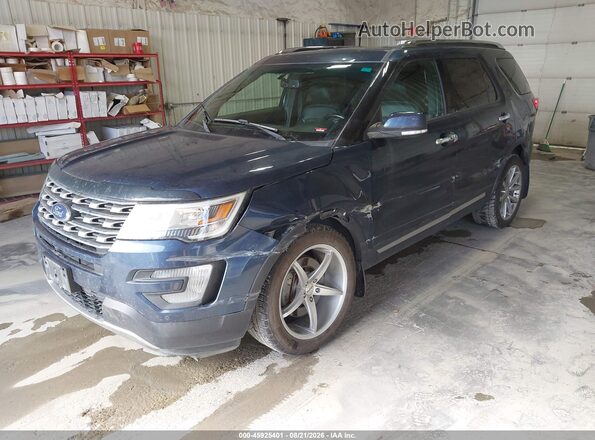 1FM5K8F83GGC48400 2016 FORD EXPLORER Blue Przód lewy