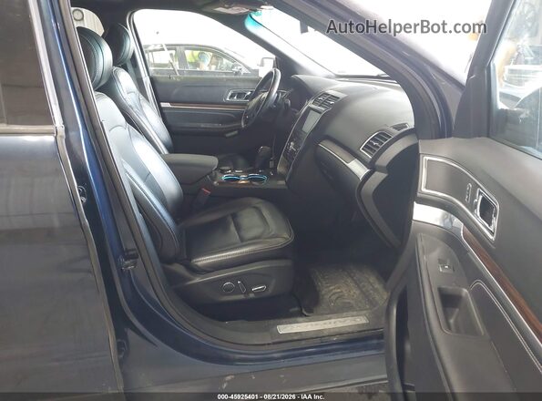 1FM5K8F83GGC48400 2016 FORD EXPLORER Blue Widok wnętrza z przodu
