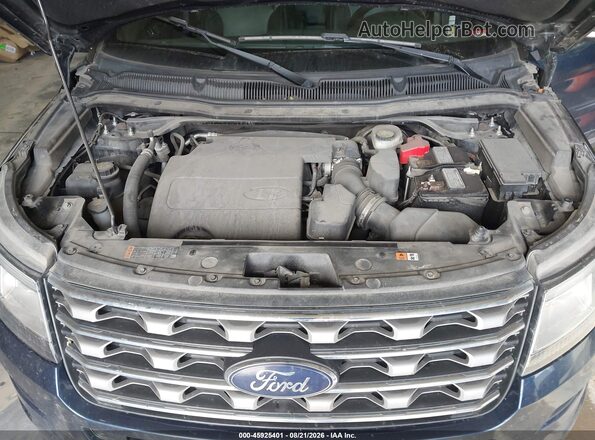 1FM5K8F83GGC48400 2016 FORD EXPLORER Blue Widok z tyłu