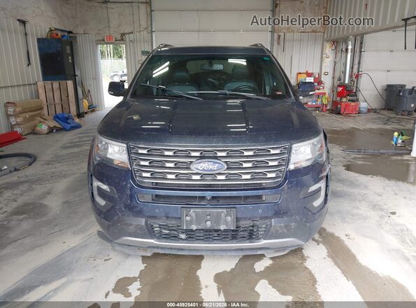 1FM5K8F83GGC48400 2016 FORD EXPLORER Blue Widok zestawu wskaźników