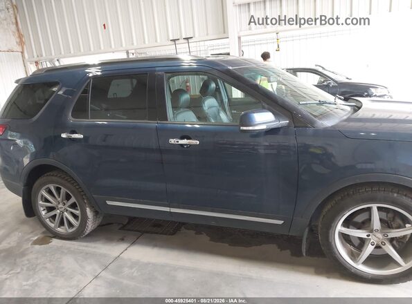 1FM5K8F83GGC48400 2016 FORD EXPLORER Blue Widok wnętrza z tyłu