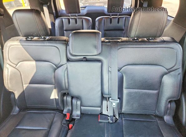 1FM5K8F83HGA34699 2017 FORD EXPLORER Black Widok tylnych siedzeń