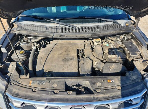 1FM5K8F83HGA34699 2017 FORD EXPLORER Black Widok komory silnika
